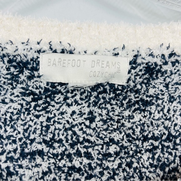 Barefoot Dreams Cozychic Seaside Crew Neck Pullover Sweater Nordic Fair Isle M - Picture 6 of 11